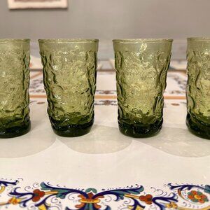 vintage Anchor Hocking Lido Milano juice glasses -set of 4